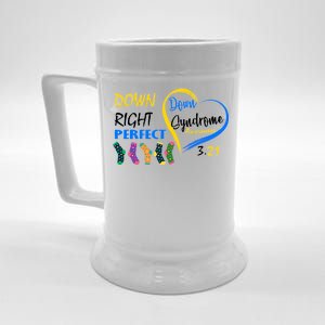 Down Right Perfect Down Syndrome Beer Stein