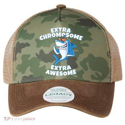 Down Syndrome - Extra Chromosome Shark Legacy Tie Dye Trucker Hat