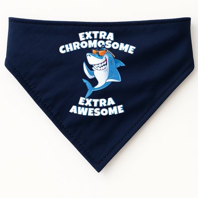 Down Syndrome - Extra Chromosome Shark USA-Made Doggie Bandana