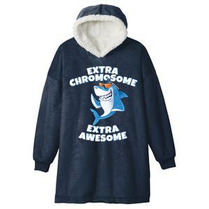 Down Syndrome - Extra Chromosome Shark Hooded Wearable Blanket