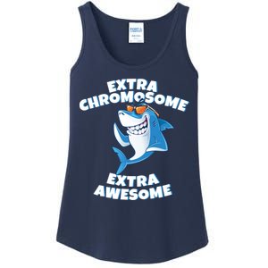 Down Syndrome - Extra Chromosome Shark Ladies Essential Tank