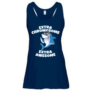 Down Syndrome - Extra Chromosome Shark Ladies Essential Flowy Tank