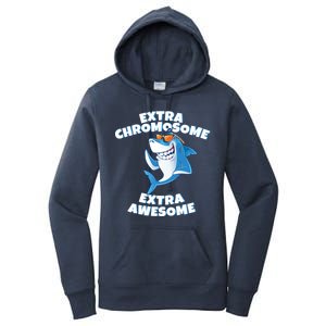 Down Syndrome - Extra Chromosome Shark Women's Pullover Hoodie