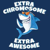 Down Syndrome - Extra Chromosome Shark Mesh Reversible Basketball Jersey Tank