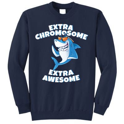 Down Syndrome - Extra Chromosome Shark Tall Sweatshirt