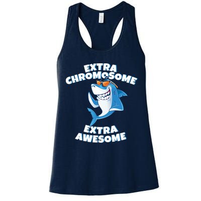 Down Syndrome - Extra Chromosome Shark Womens Tank Top
