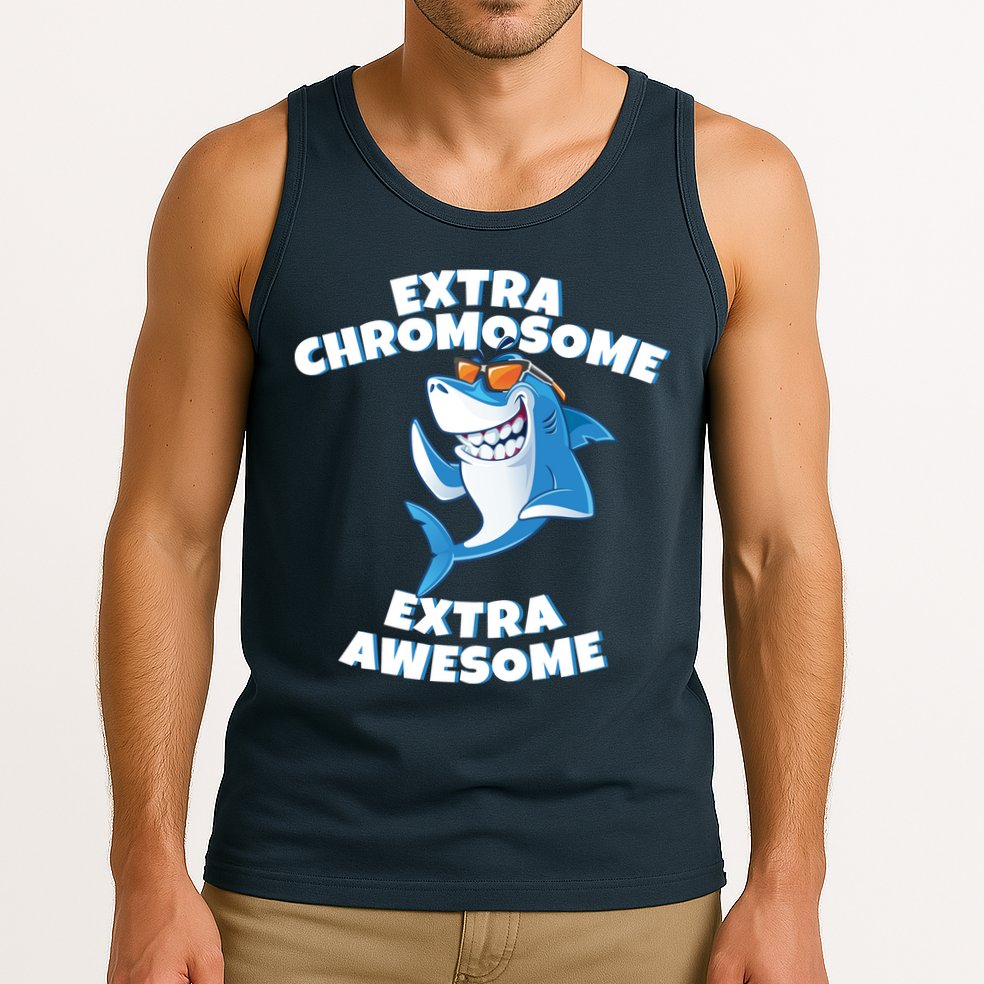 Down Syndrome - Extra Chromosome Shark Tank Top