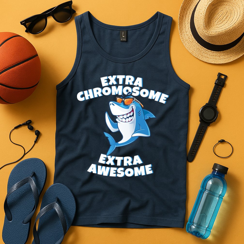 Down Syndrome - Extra Chromosome Shark Tank Top