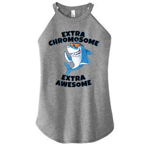 Down Syndrome - Extra Chromosome Shark Women's Perfect Tri Rocker Tank