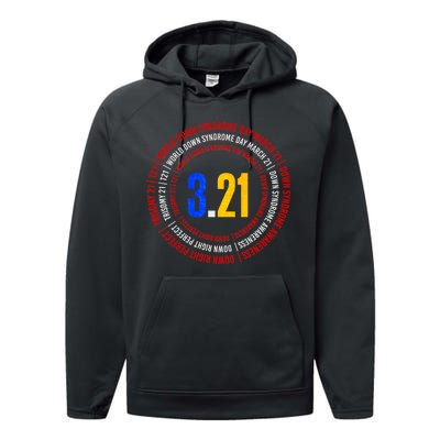 Down Syndrome 3.21 Shield Performance Fleece Hoodie