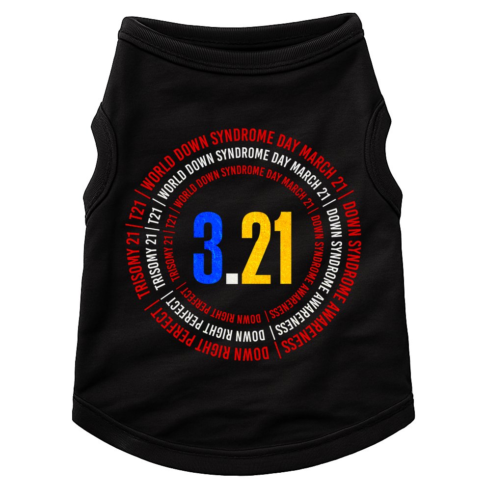 Down Syndrome 3.21 Shield Doggie Tank