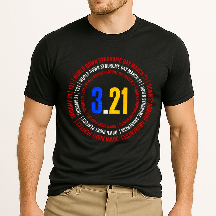 Down Syndrome 3.21 Shield Cooling Performance Crew T-Shirt