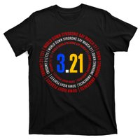 Down Syndrome 3.21 Shield T-Shirt