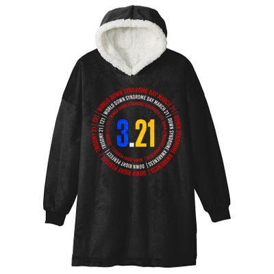 Down Syndrome 3.21 Shield Hooded Wearable Blanket