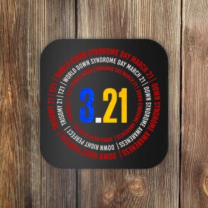 Down Syndrome 3.21 Shield Coaster