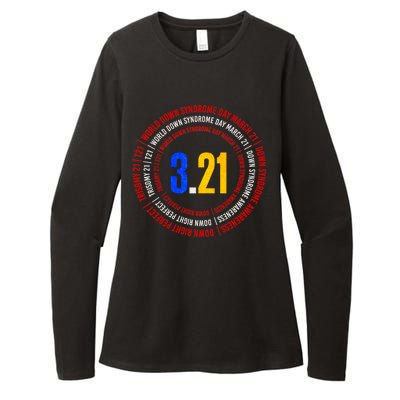 Down Syndrome 3.21 Shield Womens CVC Long Sleeve Shirt