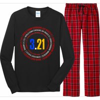 Down Syndrome 3.21 Shield Long Sleeve Pajama Set