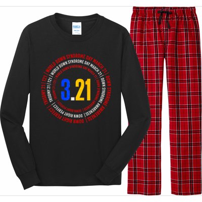 Down Syndrome 3.21 Shield Long Sleeve Pajama Set