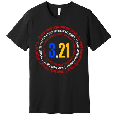 Down Syndrome 3.21 Shield Premium T-Shirt