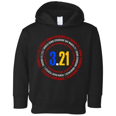 Down Syndrome 3.21 Shield Toddler Hoodie