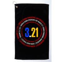 Down Syndrome 3.21 Shield Golf Towel