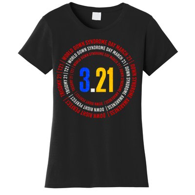 Down Syndrome 3.21 Shield Women's T-Shirt