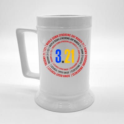 Down Syndrome 3.21 Shield Beer Stein