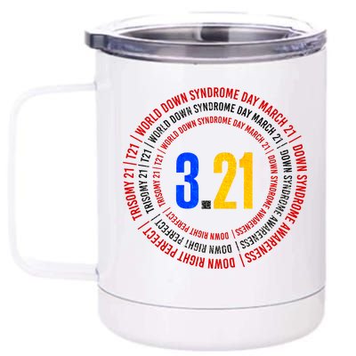 Down Syndrome 3.21 Shield 12 oz Stainless Steel Tumbler Cup