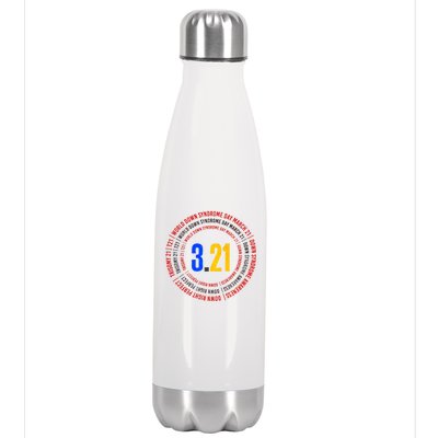 Down Syndrome 3.21 Shield Stainless Steel Insulated Water Bottle