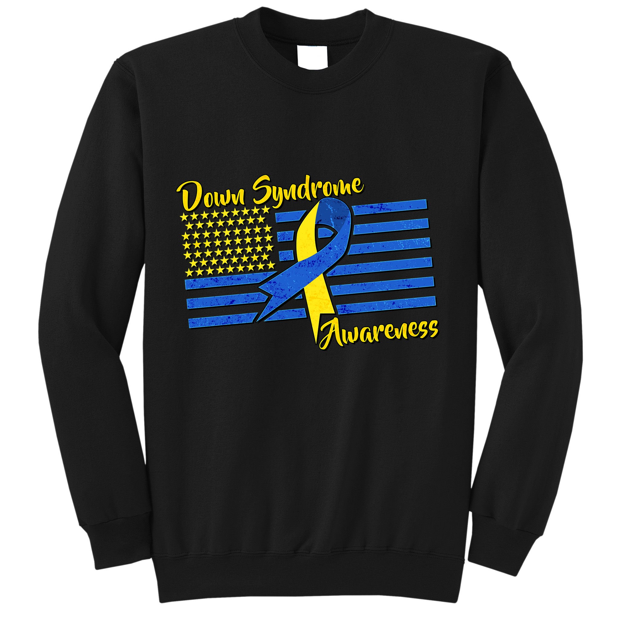 Down Syndrome American Flag Sweatshirt