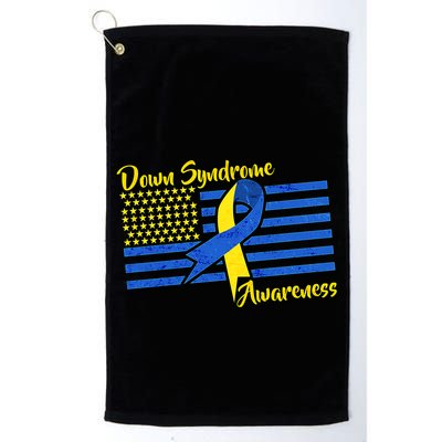 Down Syndrome American Flag Golf Towel