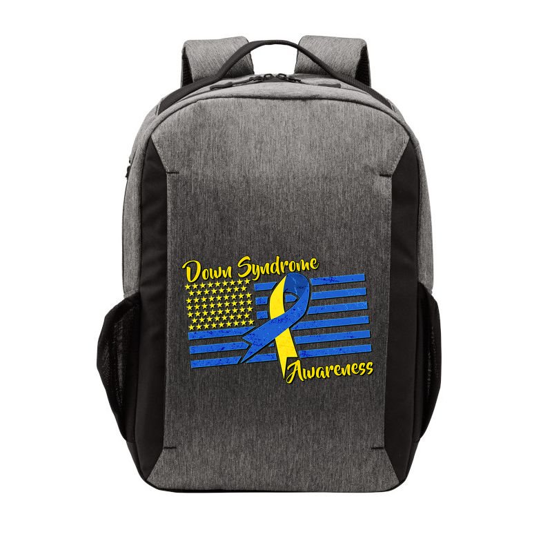 Down Syndrome American Flag Vector Backpack