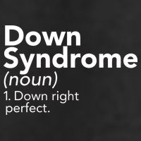Down Syndrome Available Down Right Perfect 25L Jumbo Tote