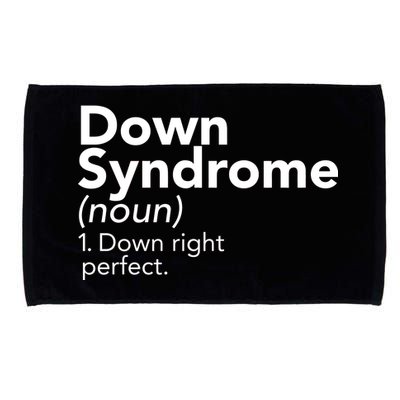 Down Syndrome Available Down Right Perfect Microfiber Hand Towel