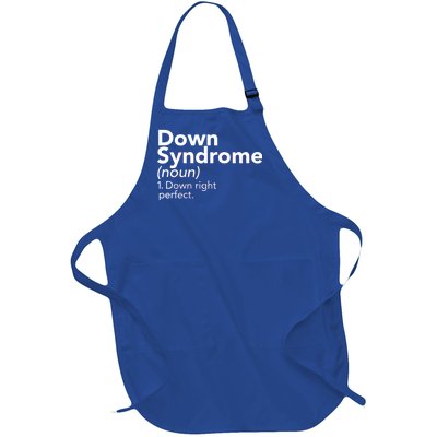 Down Syndrome Available Down Right Perfect Full-Length Apron With Pockets