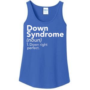 Down Syndrome Available Down Right Perfect Ladies Essential Tank