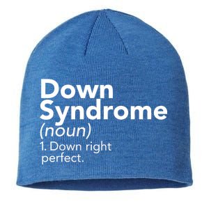 Down Syndrome Available Down Right Perfect Sustainable Beanie