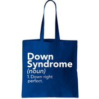 Down Syndrome Available Down Right Perfect Tote Bag