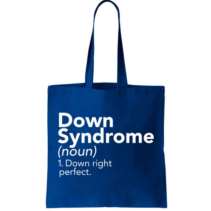 Down Syndrome Available Down Right Perfect Tote Bag