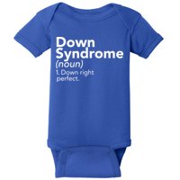 Down Syndrome Available Down Right Perfect Baby Bodysuit