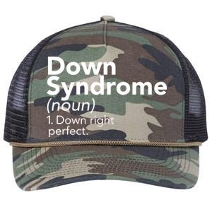 Down Syndrome Available Down Right Perfect Retro Rope Trucker Hat Cap