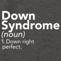 Down Syndrome Available Down Right Perfect Vector Backpack