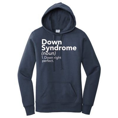 Down Syndrome Available Down Right Perfect Women's Pullover Hoodie