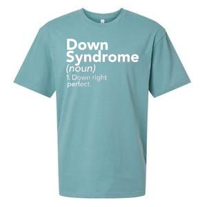 Down Syndrome Available Down Right Perfect Sueded Cloud Jersey T-Shirt