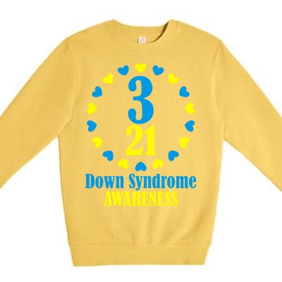 Down Syndrome Awareness Premium Crewneck Sweatshirt