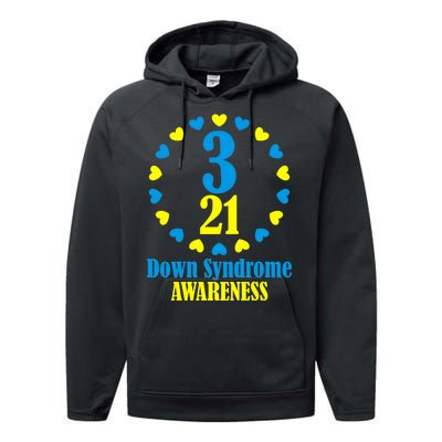 Down Syndrome Awareness Performance Fleece Hoodie