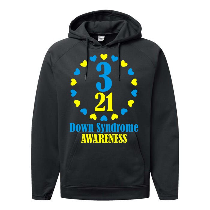 Down Syndrome Awareness Performance Fleece Hoodie