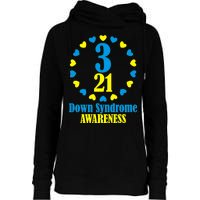 Down Syndrome Awareness Womens Funnel Neck Pullover Hood