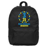 Down Syndrome Awareness 16 in Basic Backpack