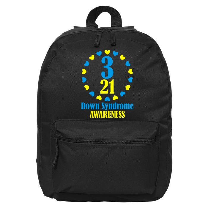 Down Syndrome Awareness 16 in Basic Backpack